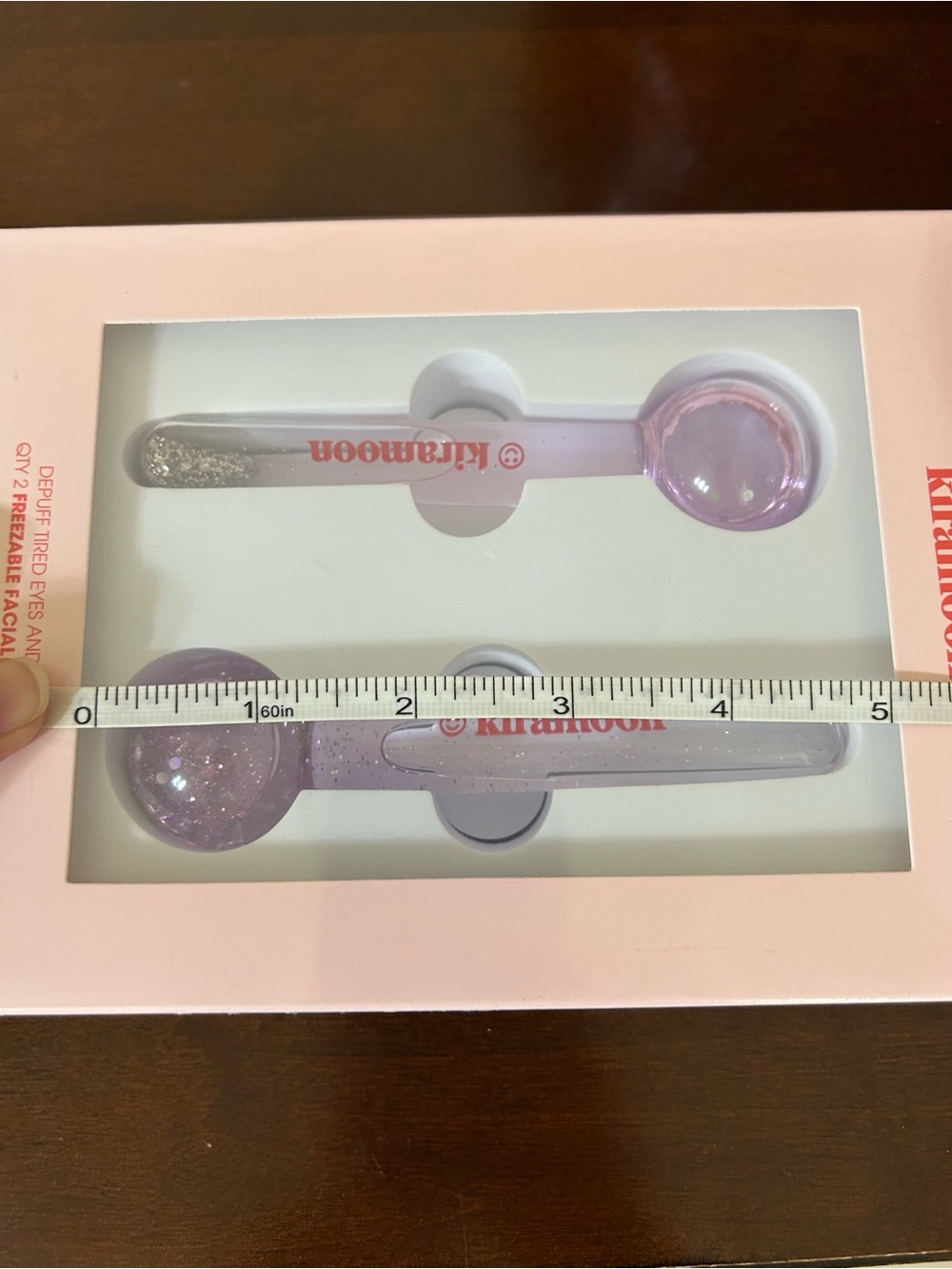 Kiramoon Moon Globes Lavender Freezable Facial Rollers MSRP $42 - Picture 7 of 13